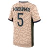 Oficiální Fotbalový Dres Paris Saint-Germain Lucas Marquinhos 5 Čtvrtý Jordan 2023-24 pro Muži